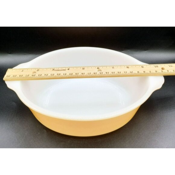 Anchor Hocking Fire King 1.5 Qt Oval Casserole Dish Vintage 467 Ovenware Orange - Picture 2 of 16